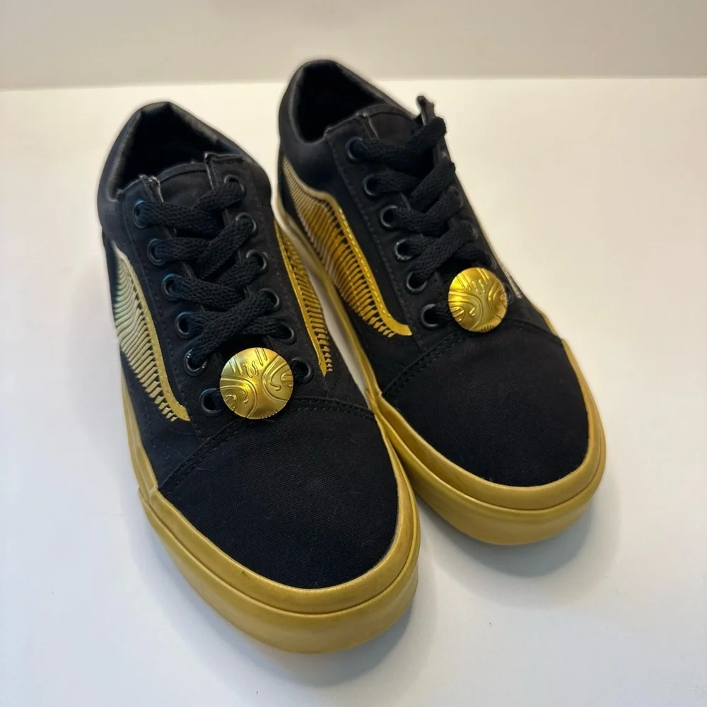 Limited edition Vans x Harry Potter “Golden Snitch” Sneakers – Size US Women’s 6 - Picture 5 of 10